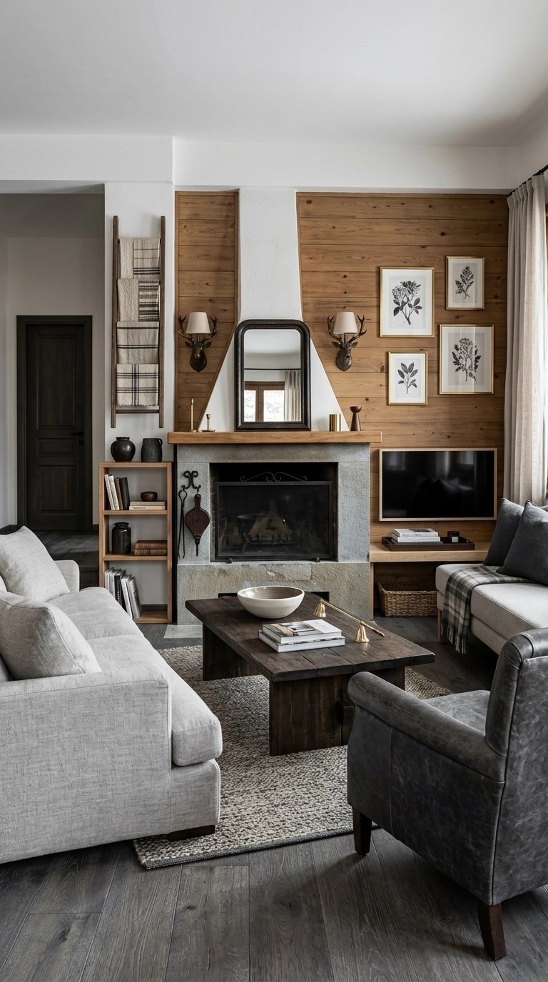 Modern Farmhouse Living Room design — interior photo by GenRoom AI