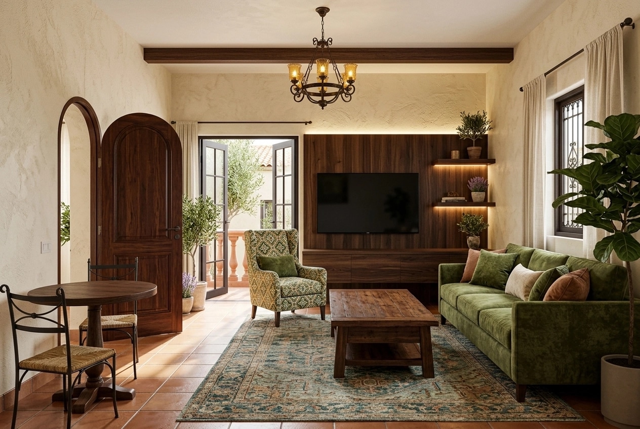 Interior design in Mediterranean style — Living Room by GenRoom AI