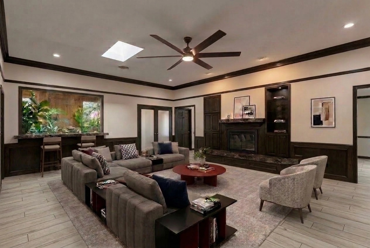 Interior design in Contemporary style — Living Room by GenRoom AI