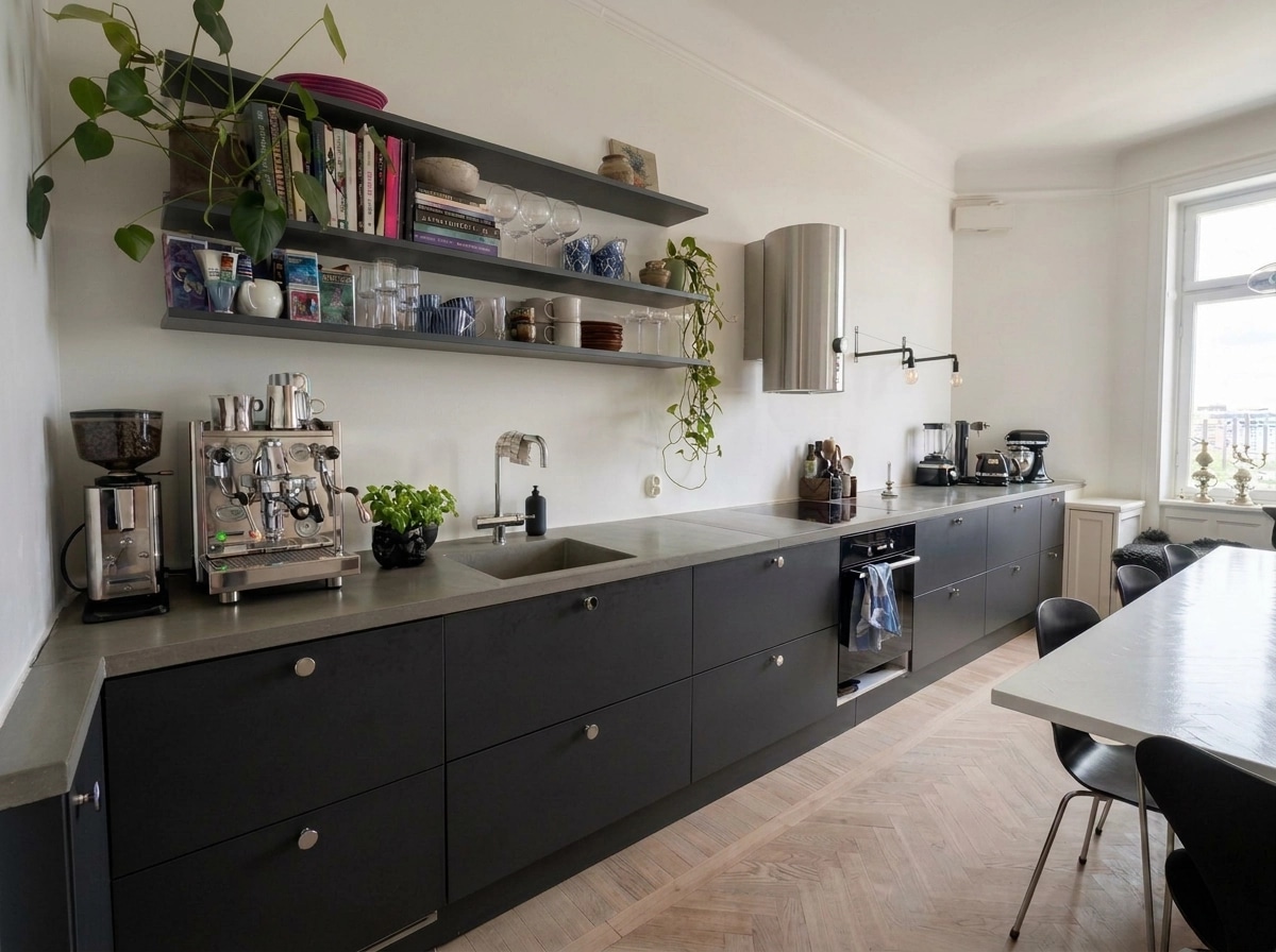 Minimalism Kitchen design — interior photo by GenRoom AI