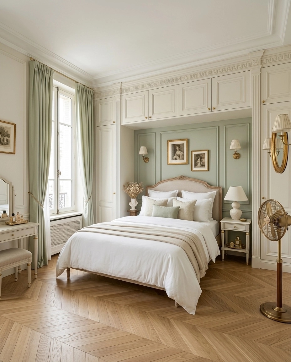 Neoclassic Bedroom design — interior photo by GenRoom AI