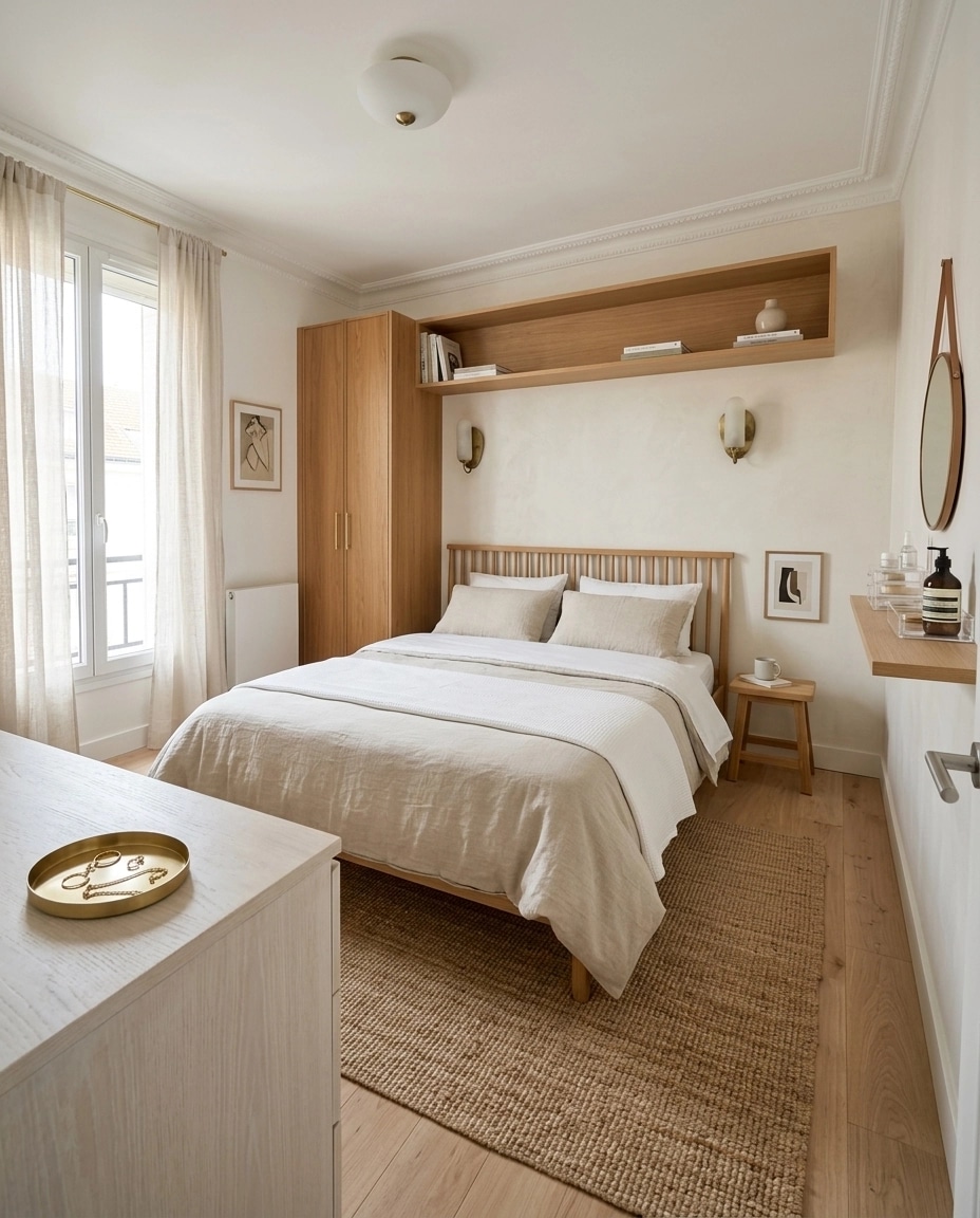 Scandinavian Bedroom design — interior photo by GenRoom AI