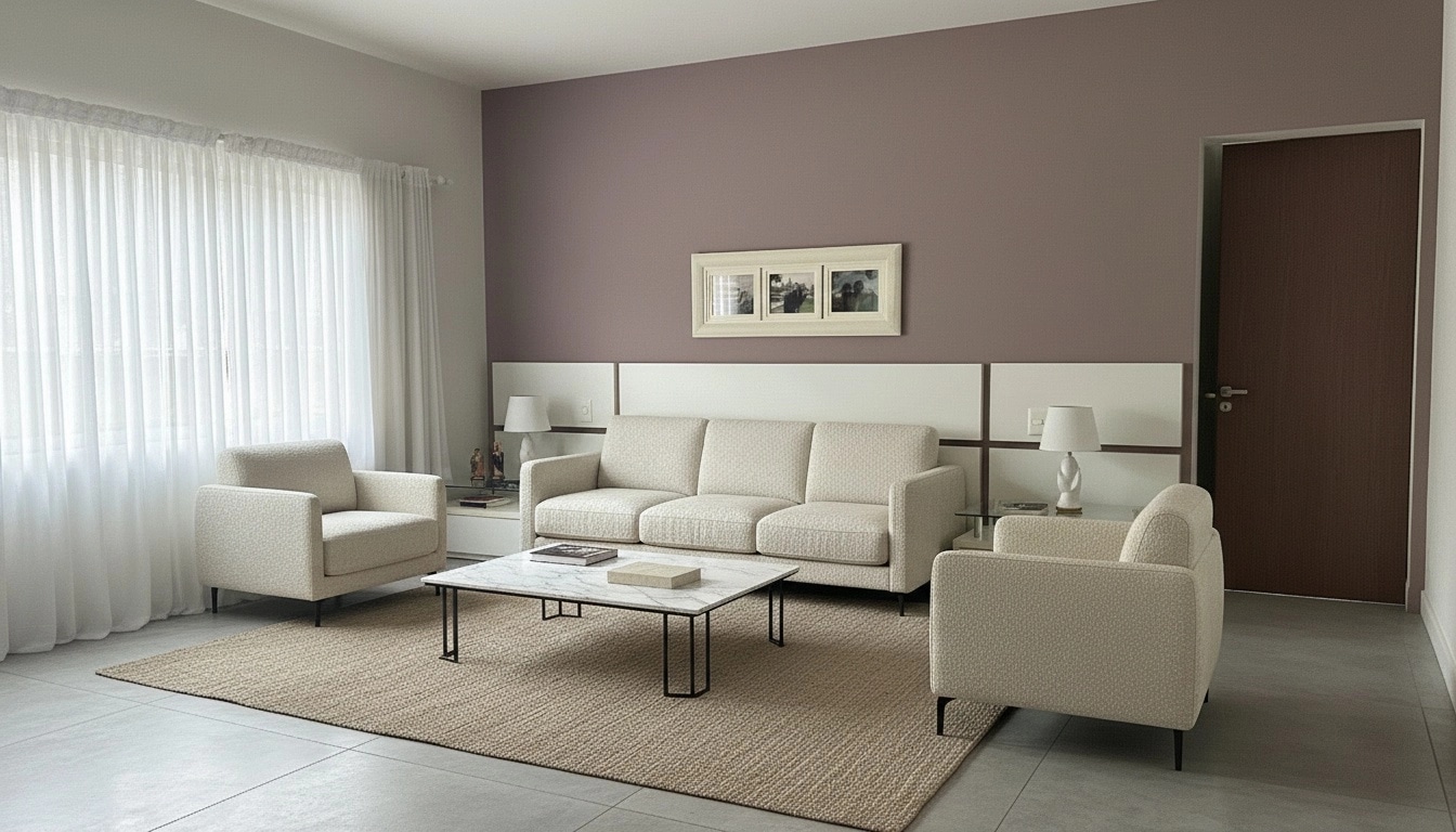 Minimalism Living Room design — interior photo by GenRoom AI