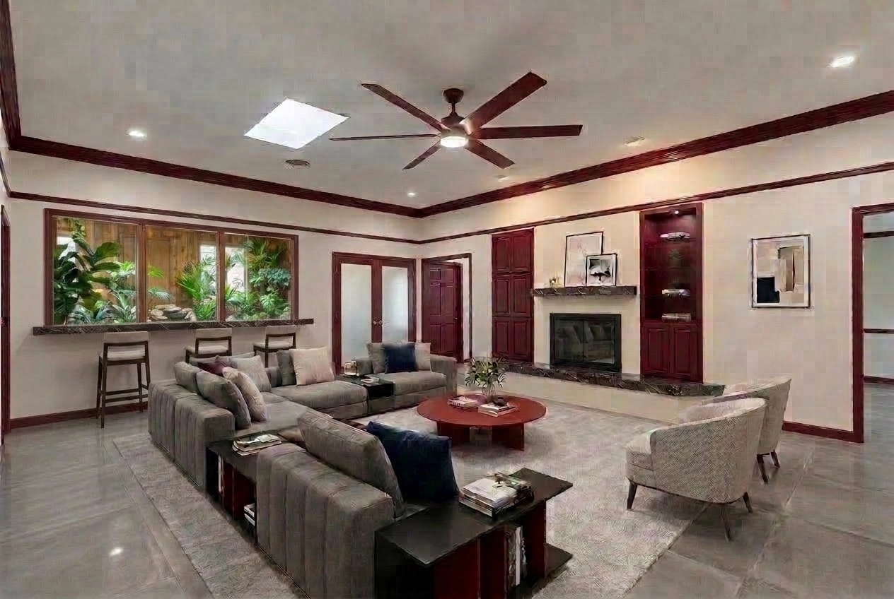 Interior design in Contemporary style — Living Room by GenRoom AI