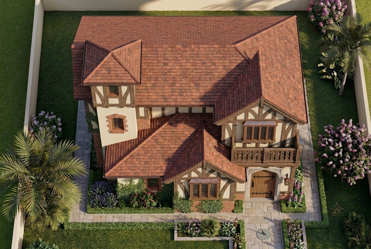 Facade design in Tudor Facade style — Facade by GenRoom AI