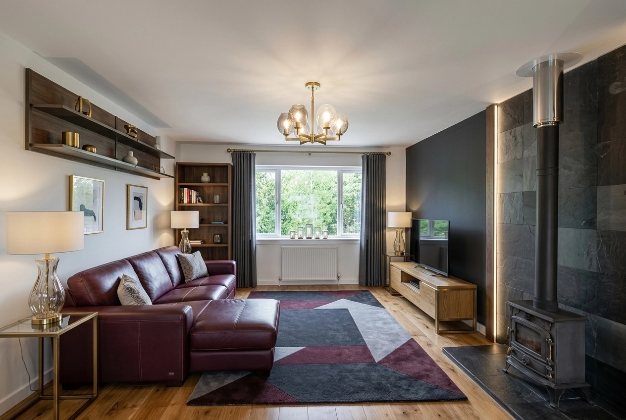 Interior design in Contemporary style — Living Room by GenRoom AI