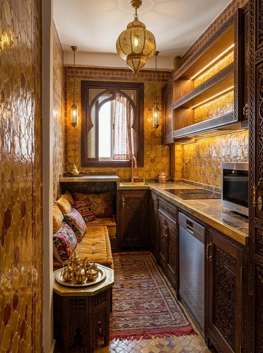 Interior design in Arabian / Moroccan style — Kitchen by GenRoom AI