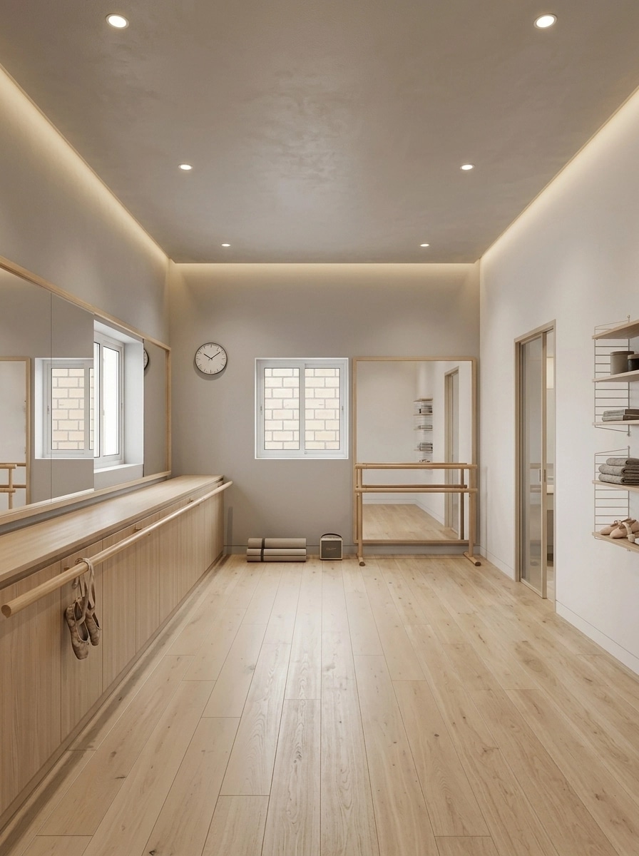Interior design in Scandinavian style — studio by GenRoom AI