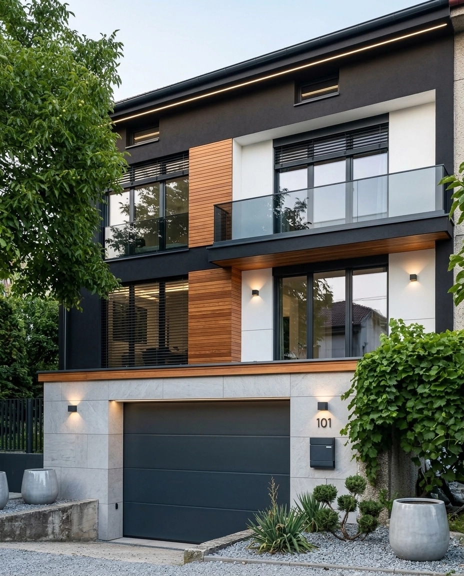 Contemporary Facade Facade design — facade photo by GenRoom AI