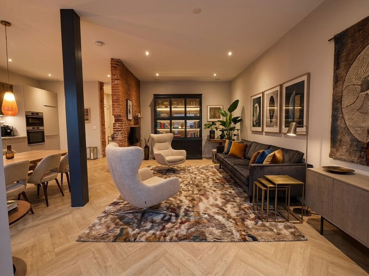 Interior design in Contemporary style — Living Room by GenRoom AI