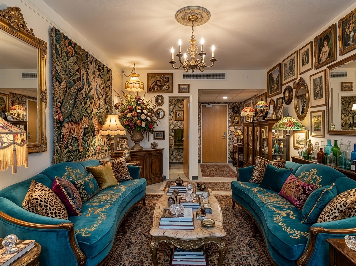 Maximalist Bedroom design — interior photo by GenRoom AI
