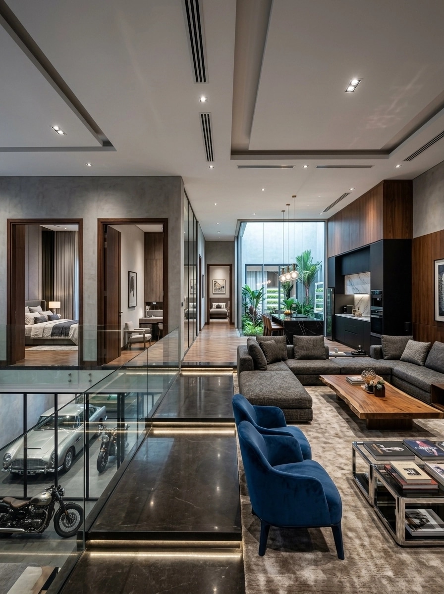 Interior design in Contemporary style — Living Room by GenRoom AI