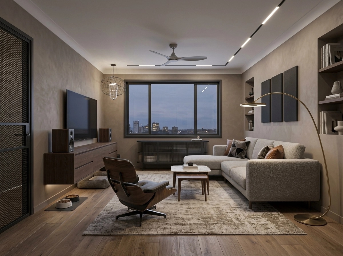 Interior design in Contemporary style — Living Room by GenRoom AI