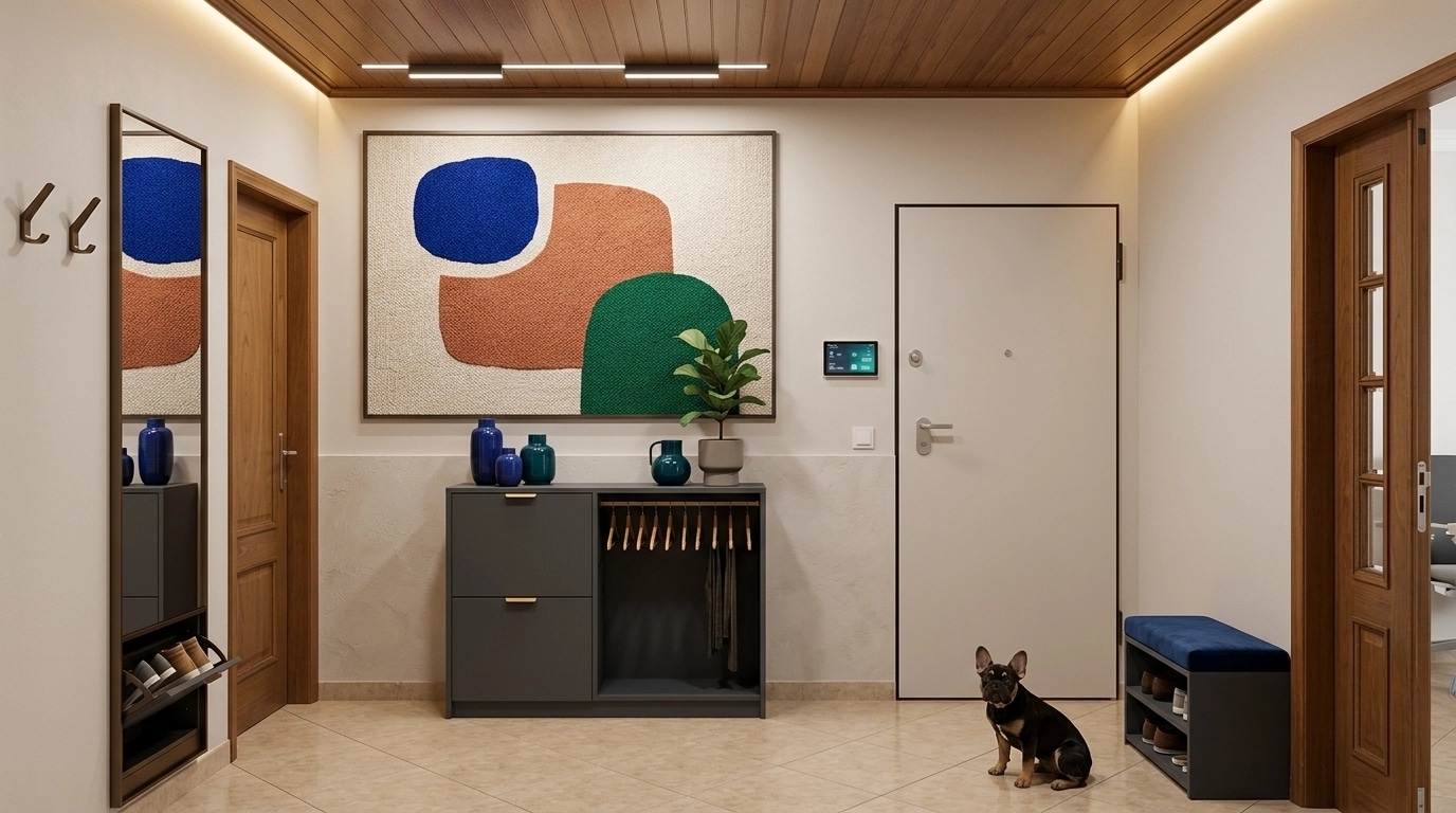 Interior design in Contemporary style — lobby by GenRoom AI