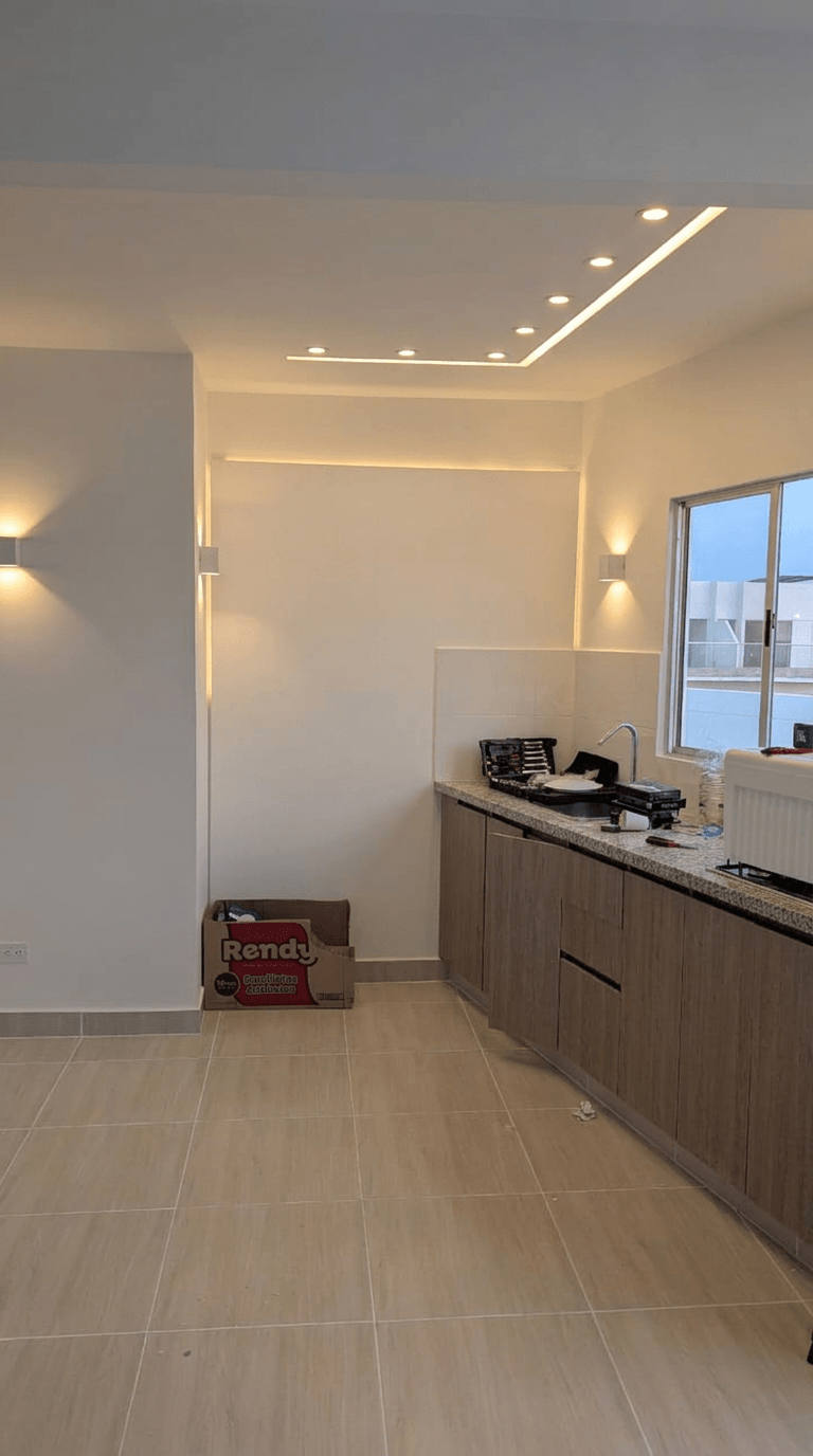 التصميم الداخلي بنمط Minimalism — المطبخ من GenRoom AI