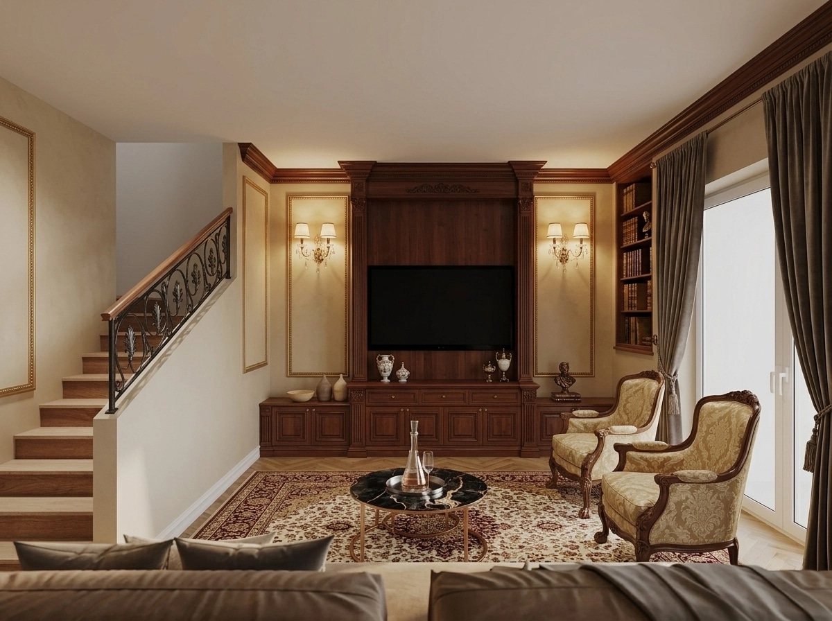 Interior design in Classic style — Living Room by GenRoom AI