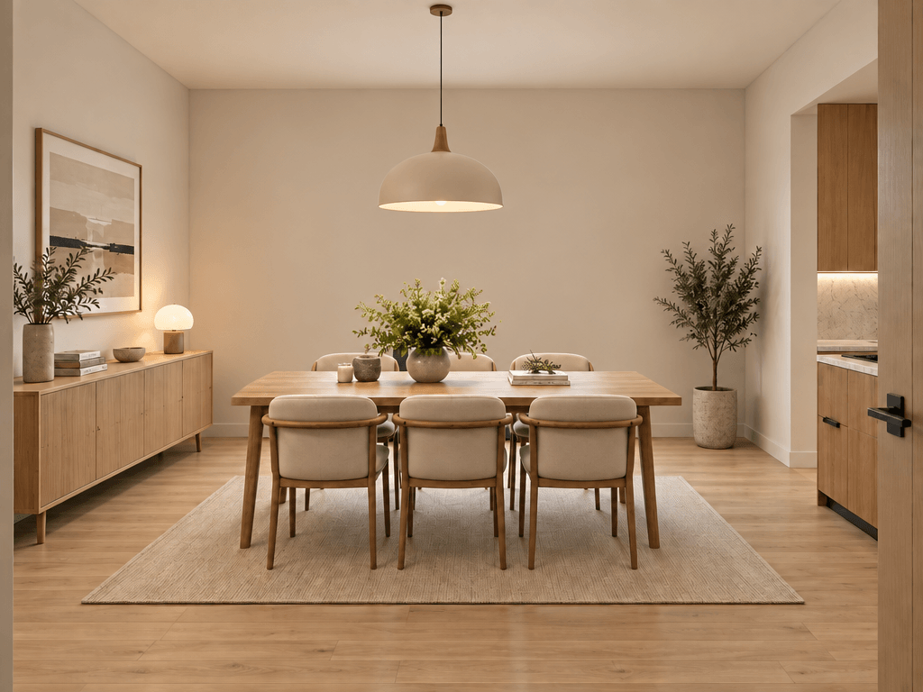 Interior design in Scandinavian style — dining_room by GenRoom AI