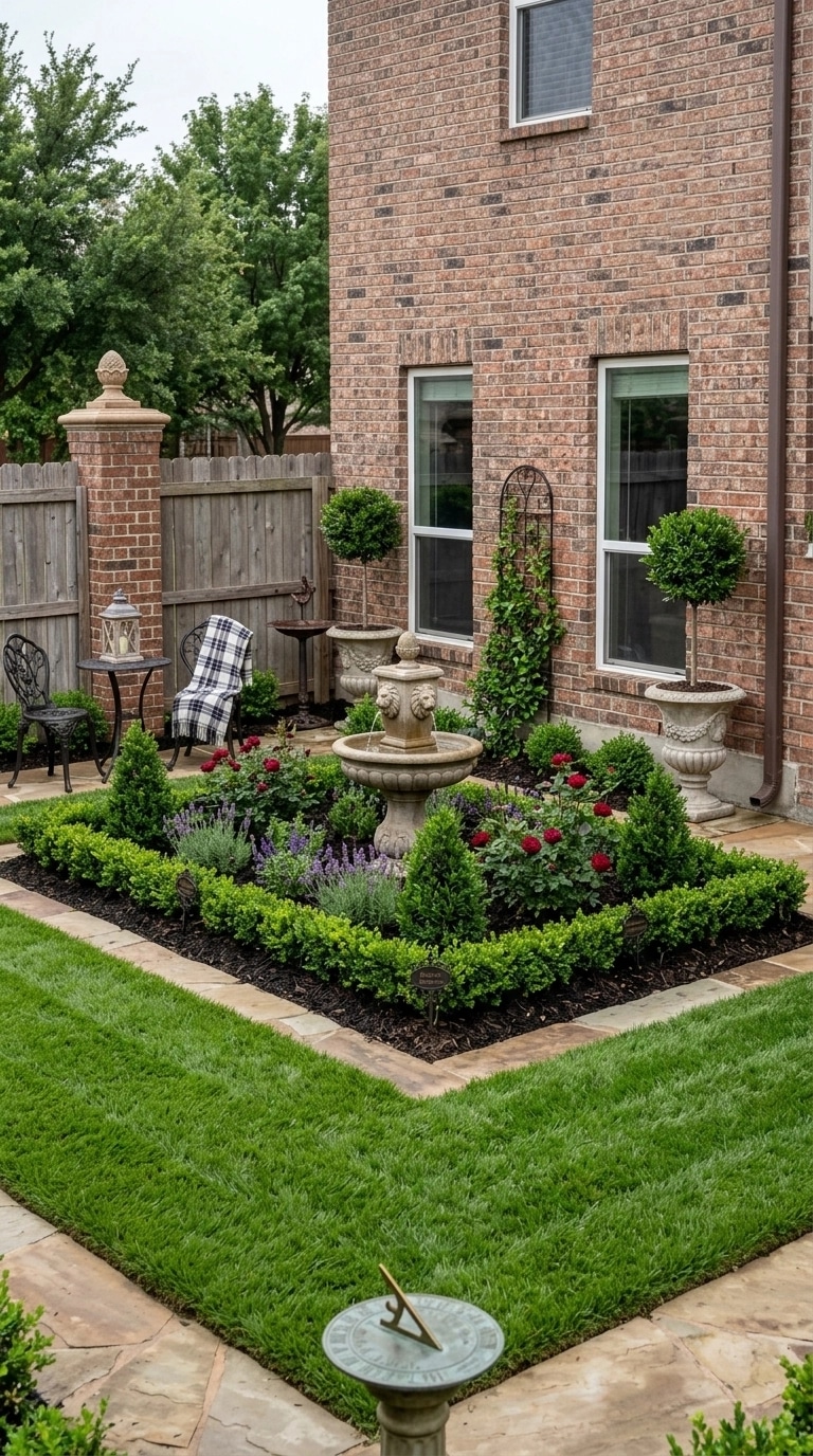 Classic Garden Jardin design — yard photo by GenRoom AI