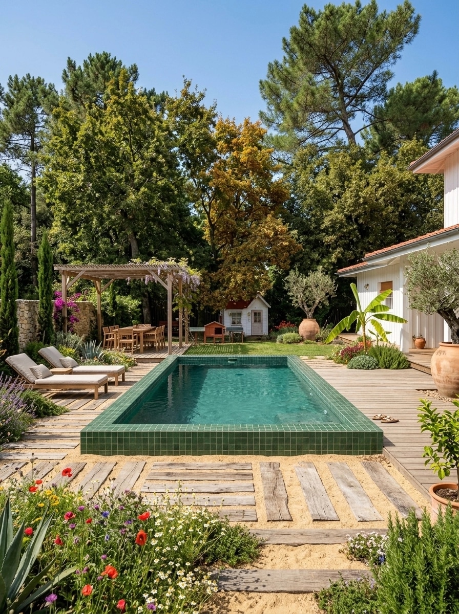Mediterranean Yard Аула design — yard photo by GenRoom AI