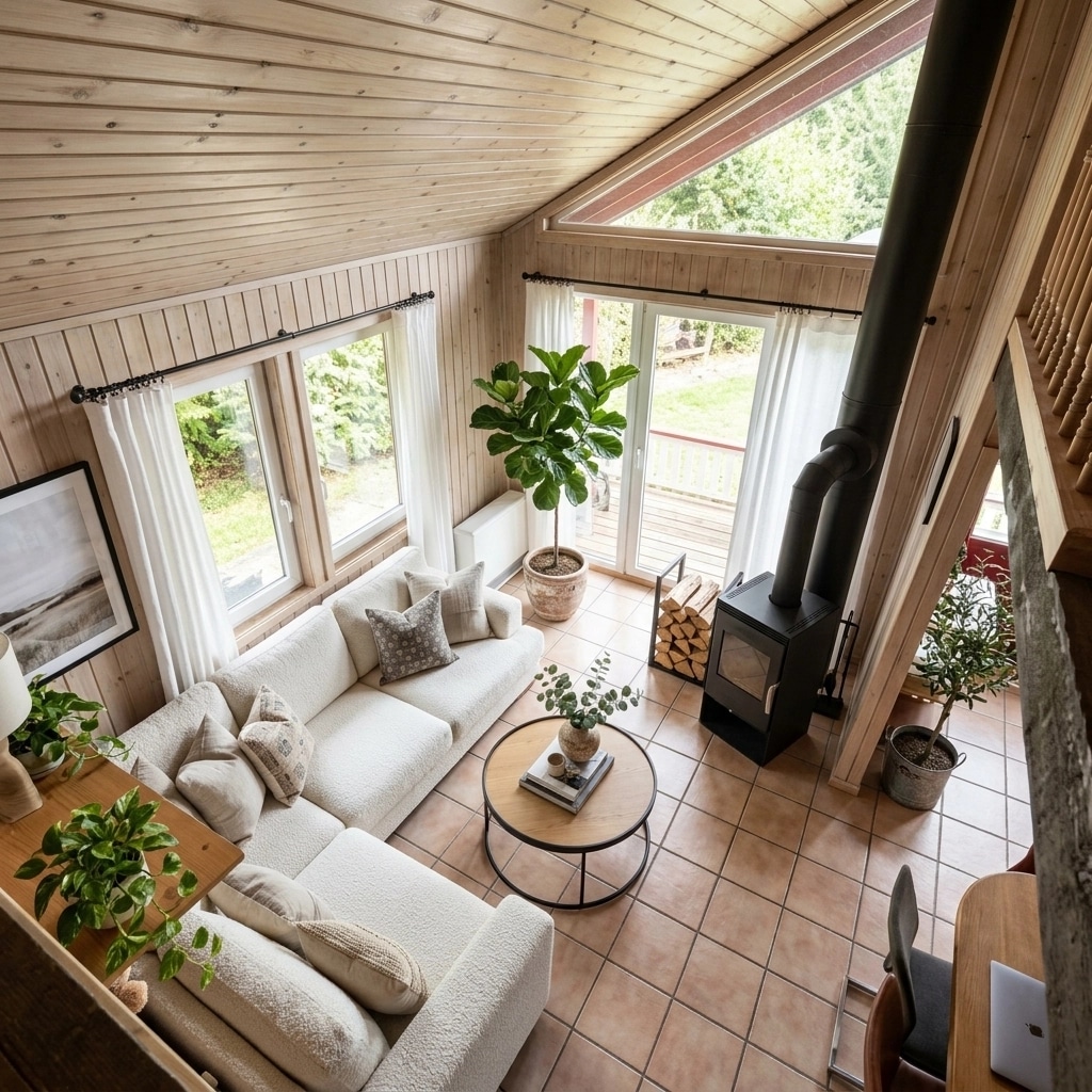 Modern Farmhouse Living Room design — interior photo by GenRoom AI