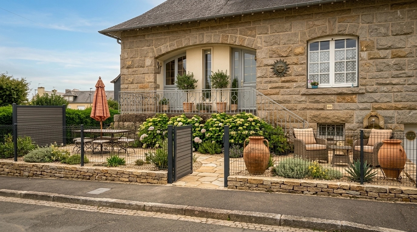 Landscape design in Mediterranean Yard style — Yard by GenRoom AI