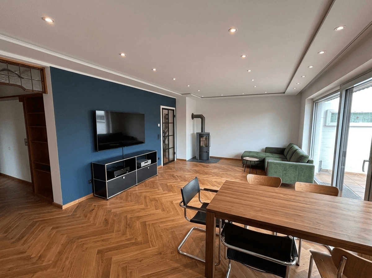 Interior design in Bauhaus style — Living Room by GenRoom AI