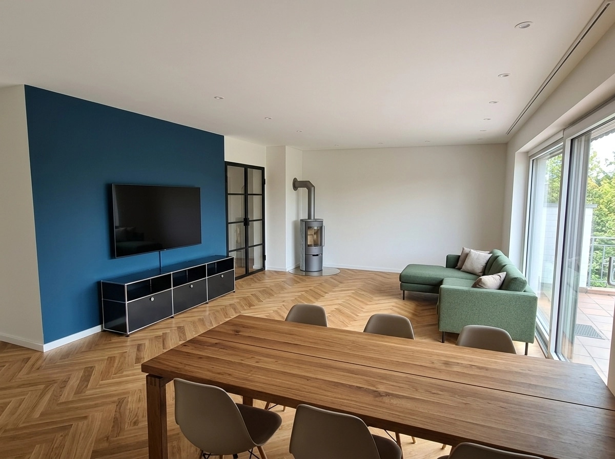 Interior design in Minimalism style — Living Room by GenRoom AI