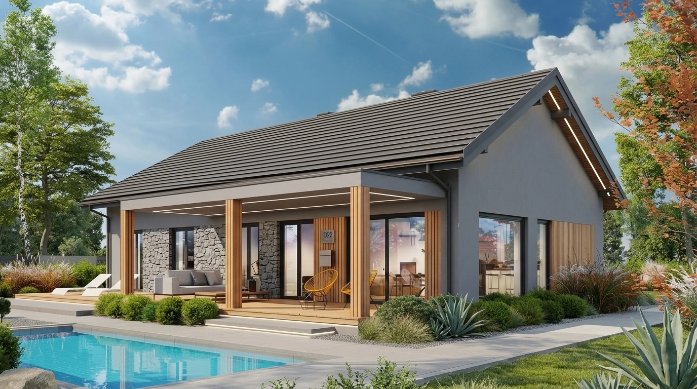 Facade design in Contemporary Facade style — Facade by GenRoom AI