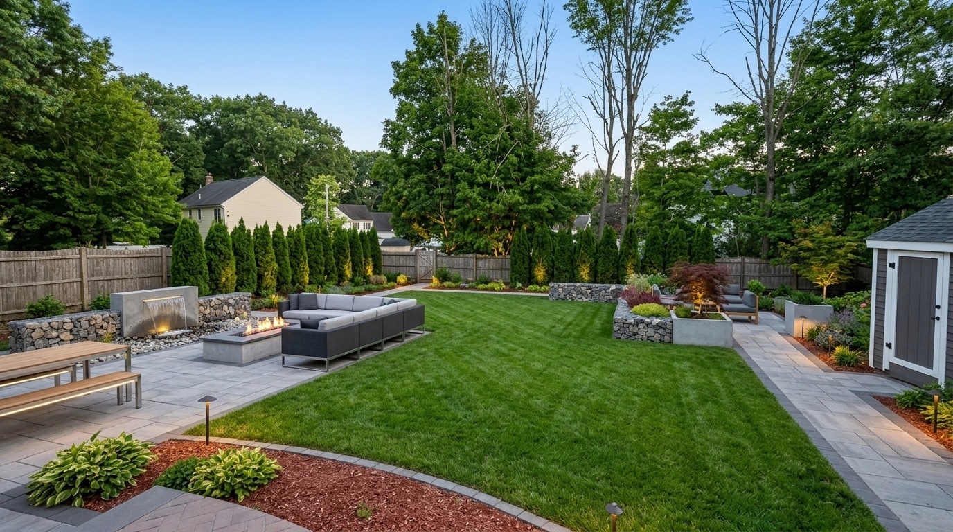 Contemporary Yard Yard design — yard photo by GenRoom AI