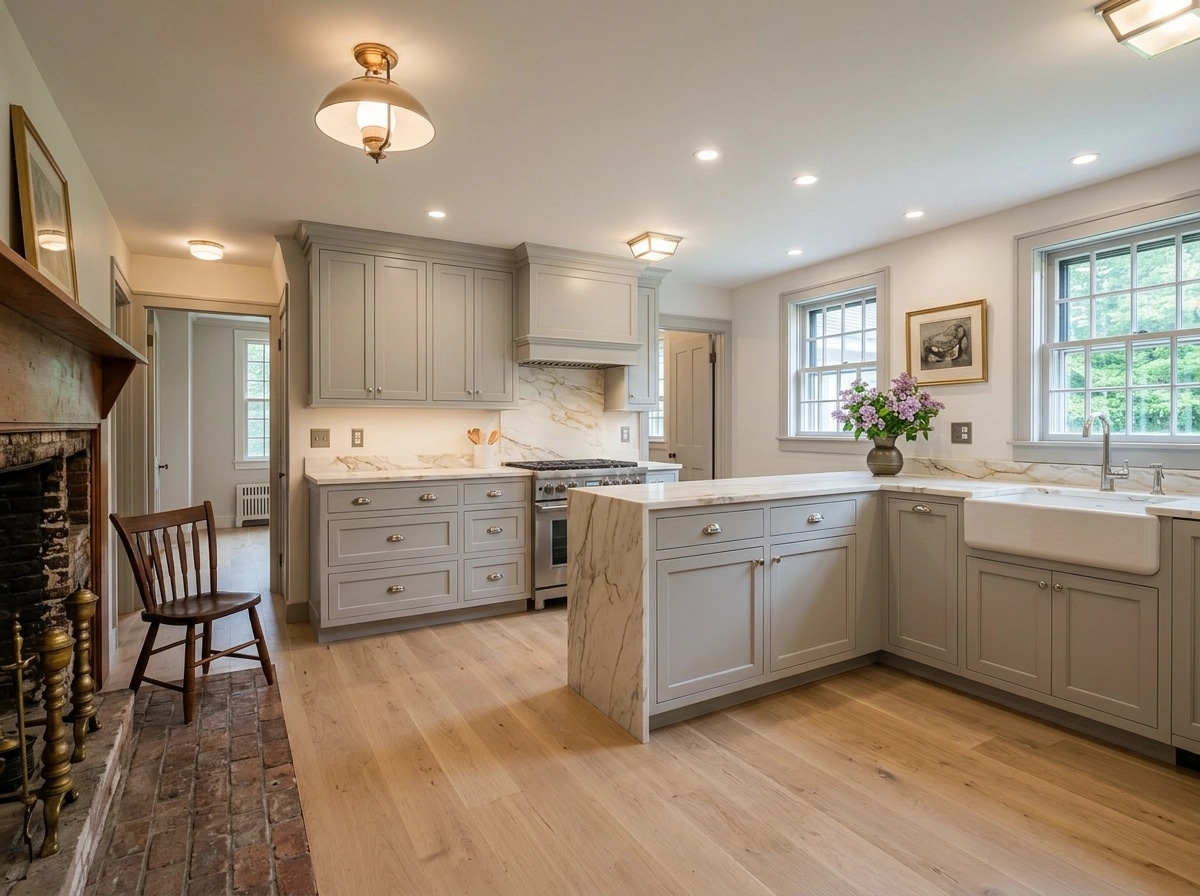 Interior design in Transitional style — Kitchen by GenRoom AI