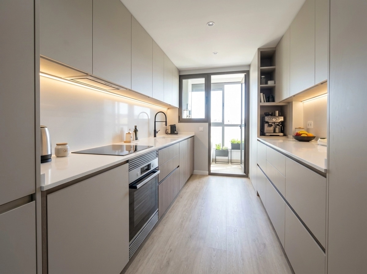 Interior design in Contemporary style — Kitchen by GenRoom AI