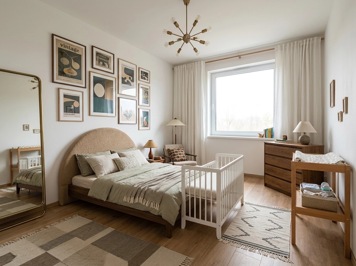 Mid-Century Modern Quarto design — interior photo by GenRoom AI