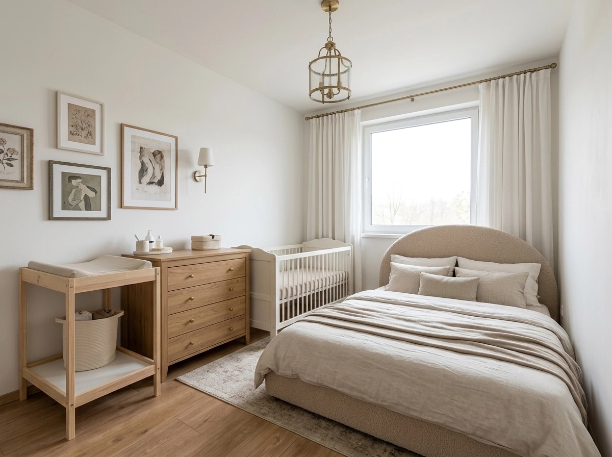 Interior design in Transitional style — Bedroom by GenRoom AI
