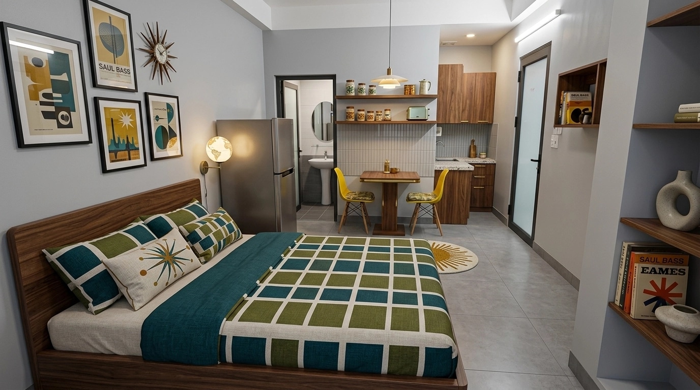 Design d'intérieur en style Mid-Century Modern — other par GenRoom AI