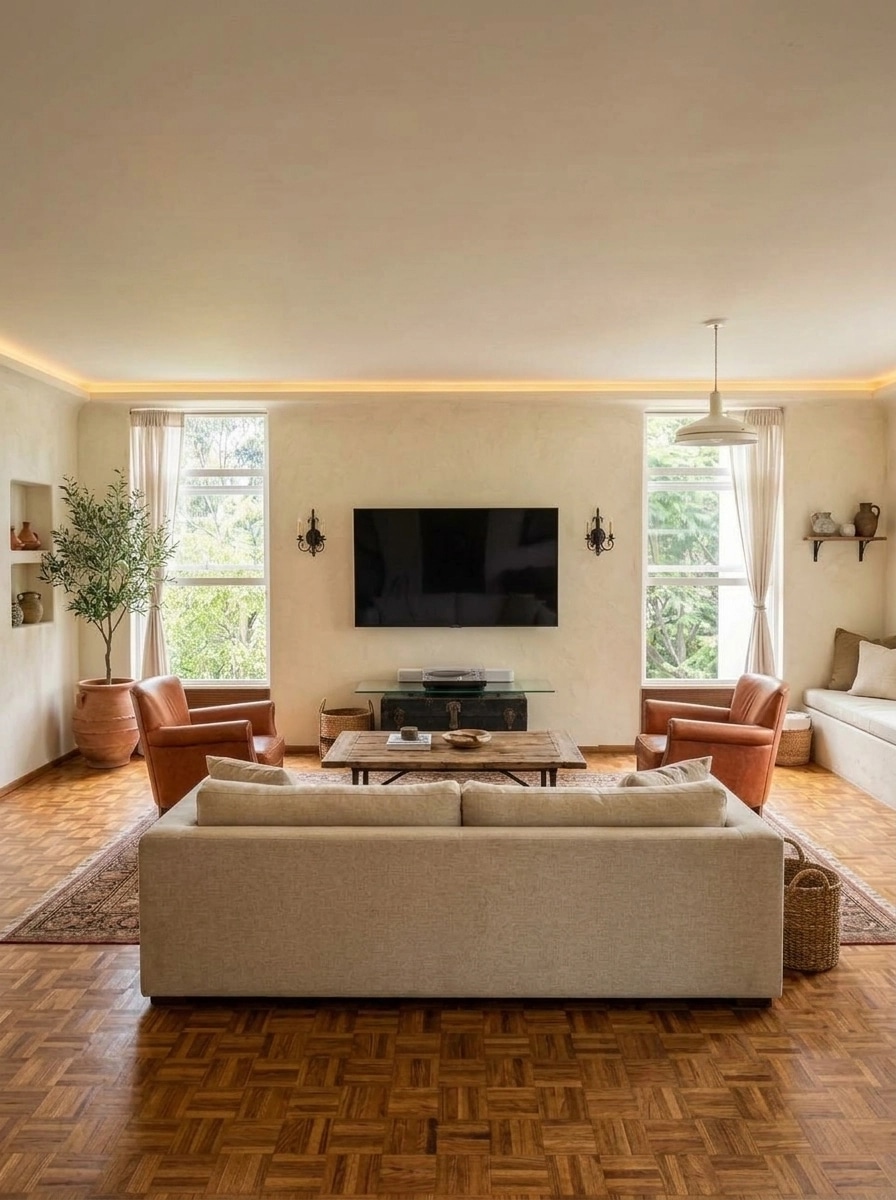 Interior design in Mediterranean style — Living Room by GenRoom AI