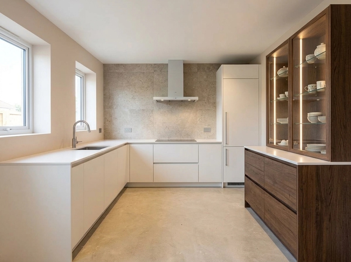 Interior design in Contemporary style — Kitchen by GenRoom AI