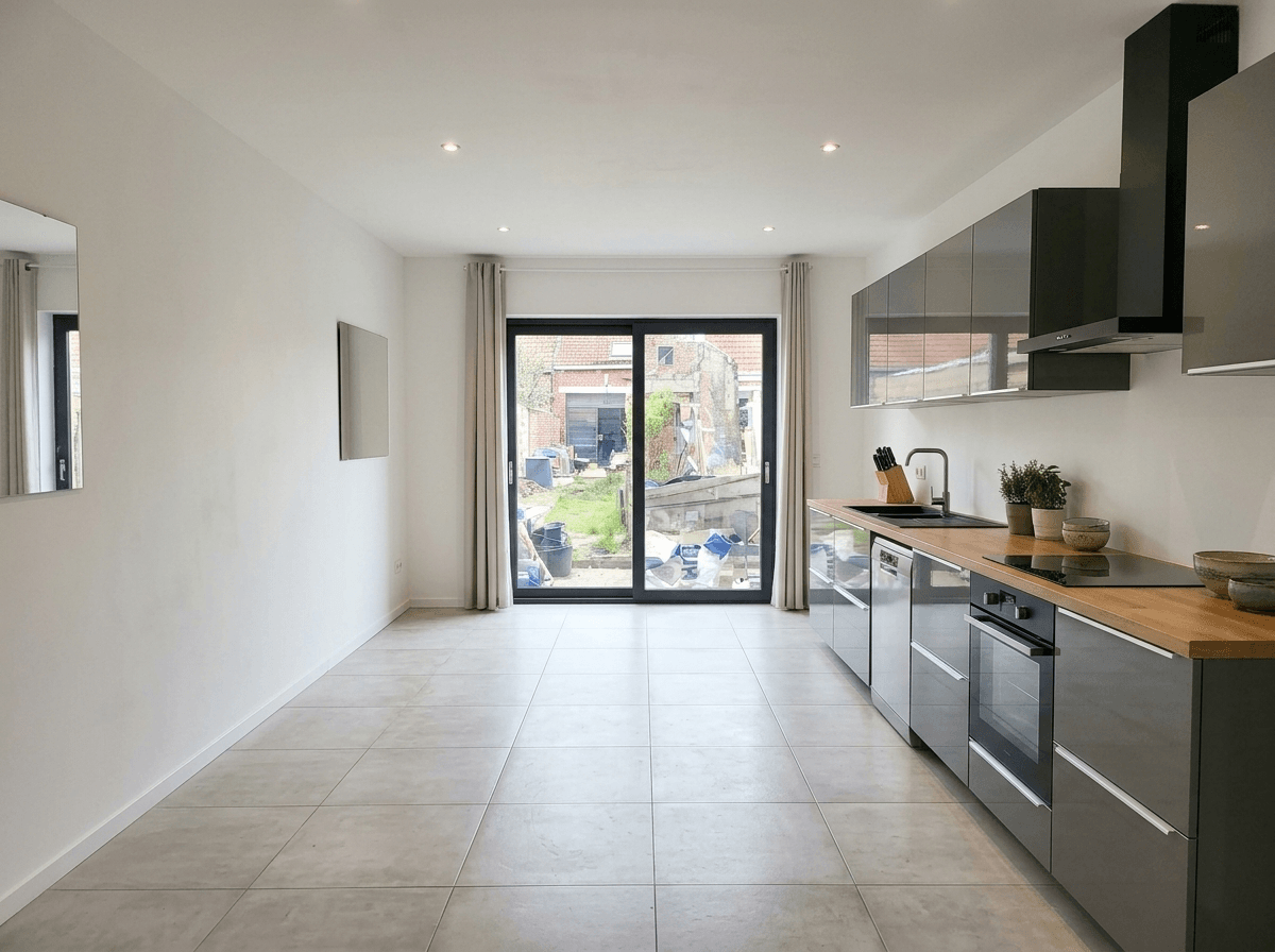 Kitchen interior in no_style style — photo by GenRoom AI