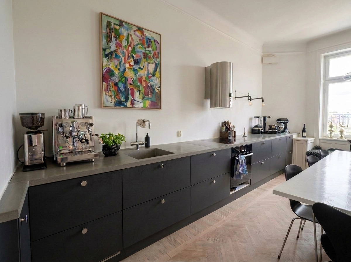 Minimalism Kitchen design — interior photo by GenRoom AI