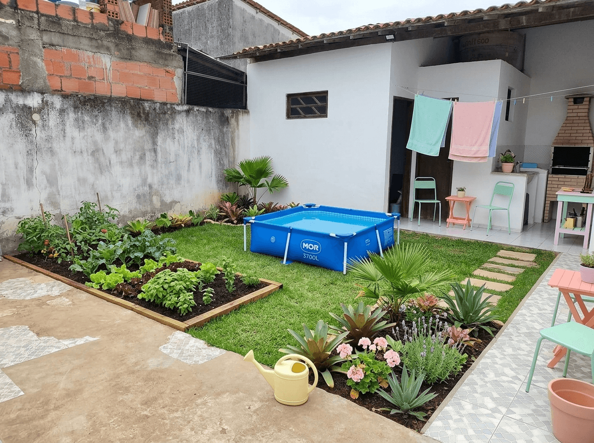 Yard design in no_style style — photo by GenRoom AI