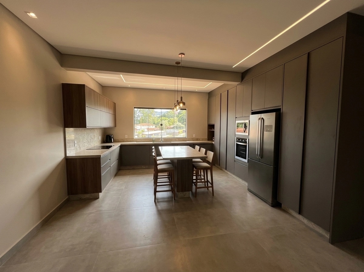 Kitchen interior in no_style style — photo by GenRoom AI