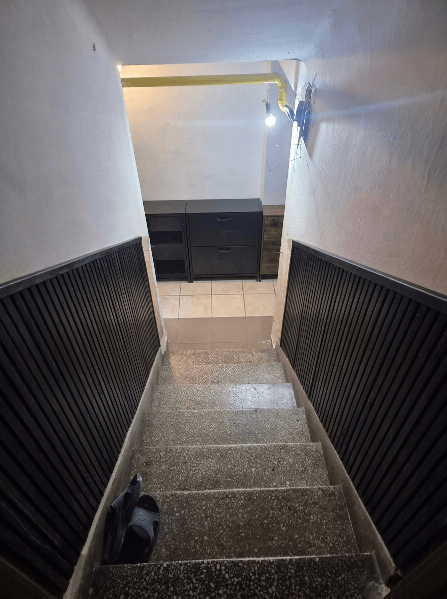 Hallway interior in Loft / Industrial style — photo by GenRoom AI