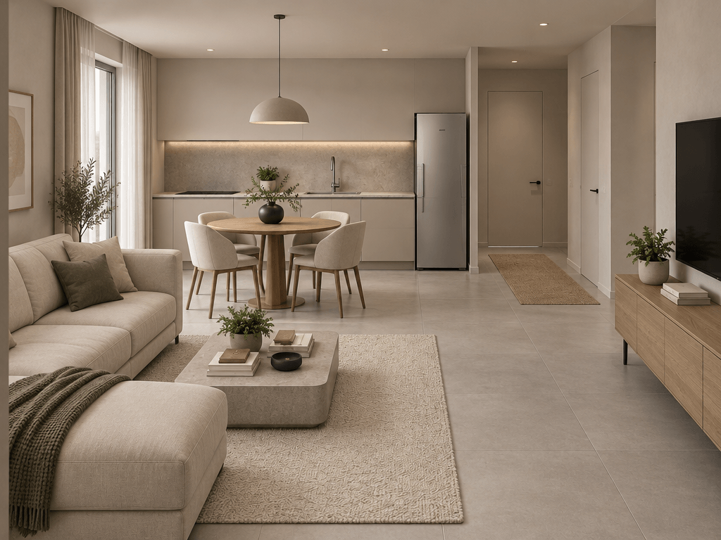 Minimalism Oturma Odası design — interior photo by GenRoom AI