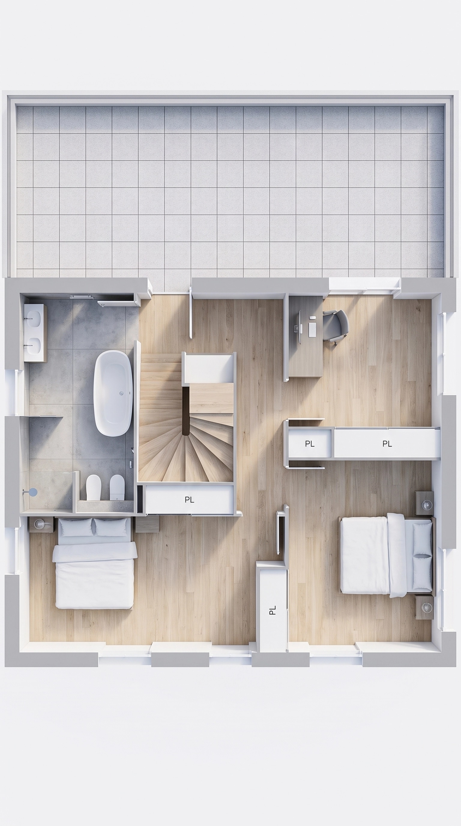 Minimalism Living Room design — interior photo by GenRoom AI