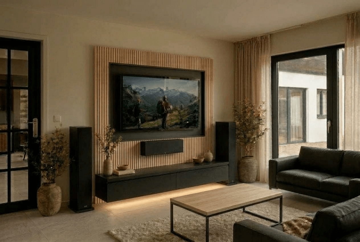 Interior design in Japandi style — Living Room by GenRoom AI