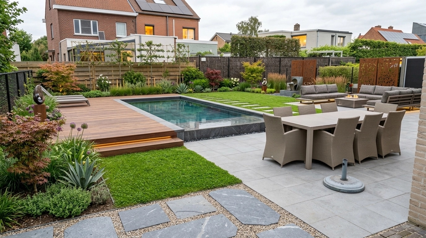 Contemporary Yard Yard design — yard photo by GenRoom AI