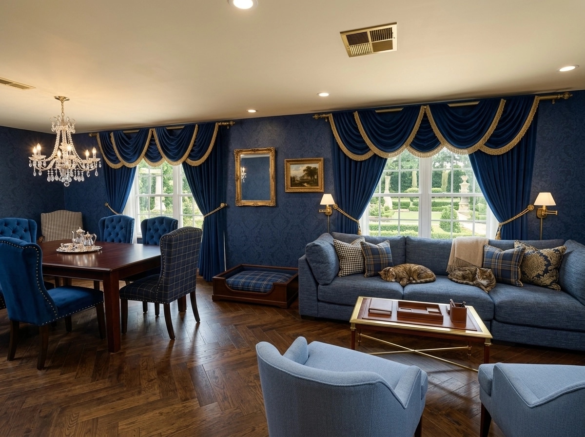 Interior design in British style — dining_room by GenRoom AI