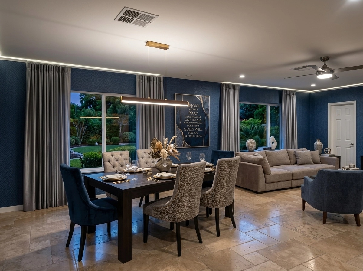 Interior design in Contemporary style — dining_room by GenRoom AI