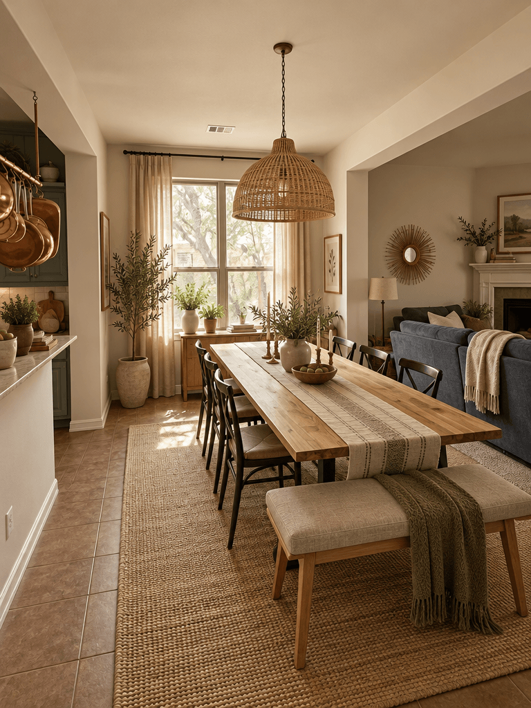 Design de interiores em estilo Scandinavian — dining_room por GenRoom AI