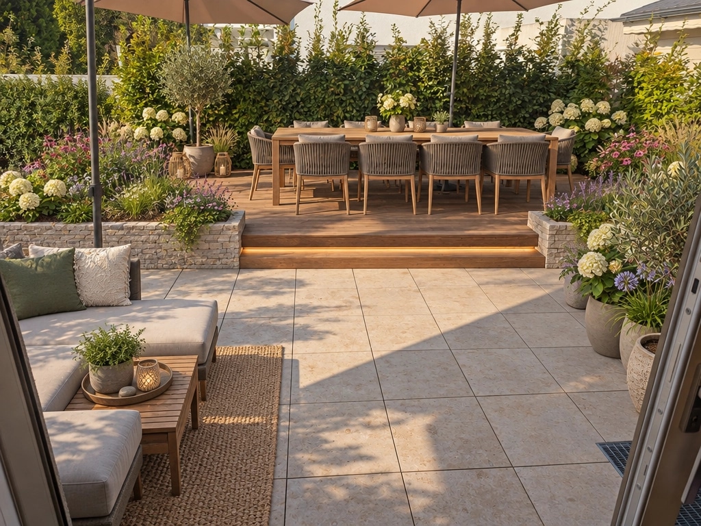 Landscape design in Eco Natural Garden style — Yard by GenRoom AI