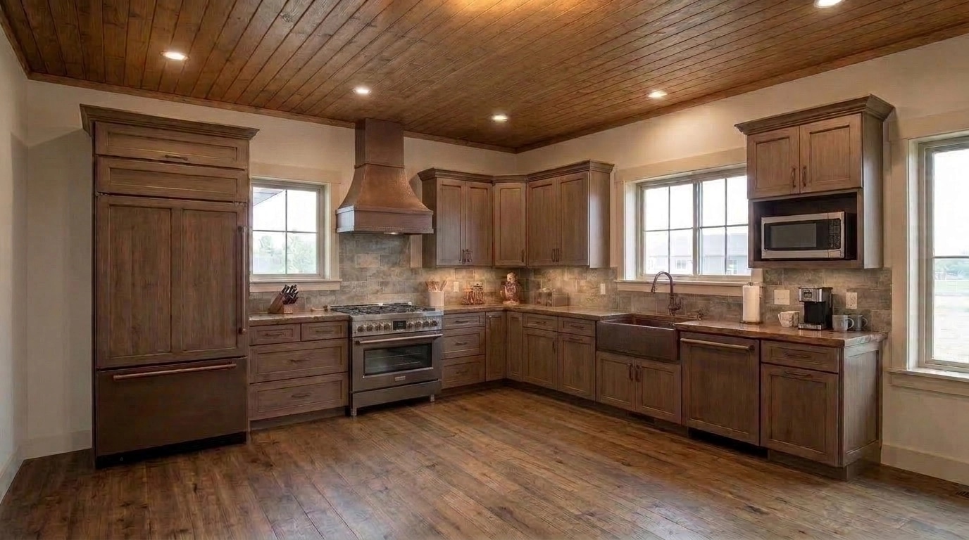 Modern Farmhouse Kitchen design — interior photo by GenRoom AI